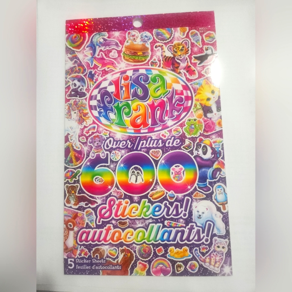 Lisa Frank 600 Sticker Book